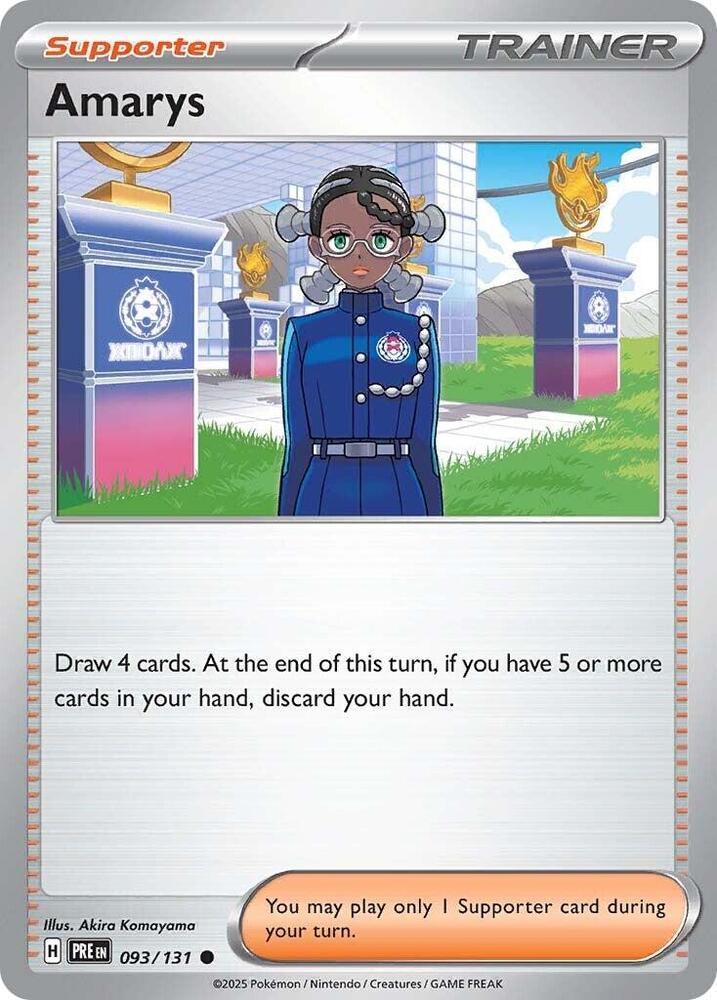 Pokemon Amarys 93/131 Prismatic Evolutions