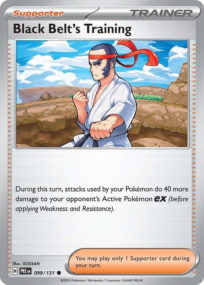 Pokemon Black Belt's Training 99/131 Prismatic Evolutions
