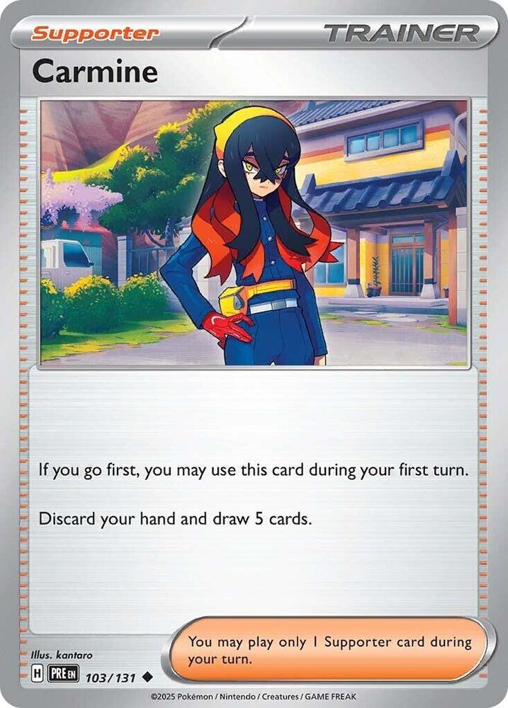 Pokemon Carmine 103/131 Prismatic Evolutions