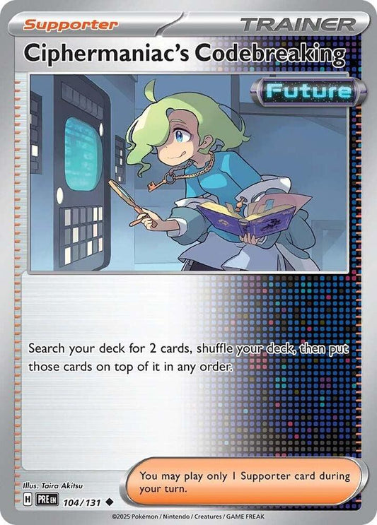 Pokemon Ciphermaniac's Codebreaking 104/131 Prismatic Evolutions