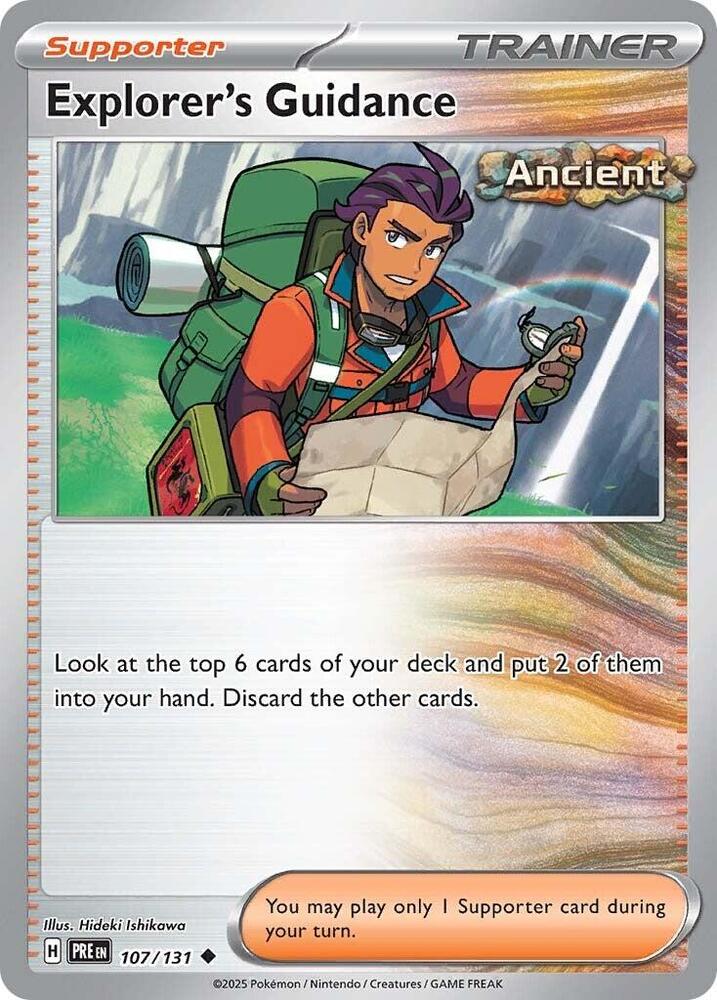 Pokemon Explorer's Guidance 107/131 Prismatic Evolutions