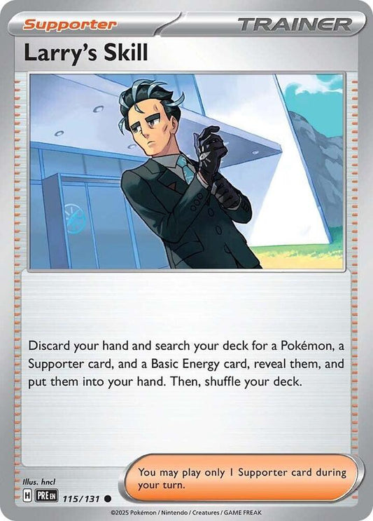 Pokemon Larry's Skill 115/131 Prismatic Evolutions