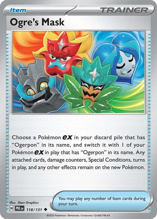 Pokemon Ogre's Mask 118/131 Prismatic Evolutions