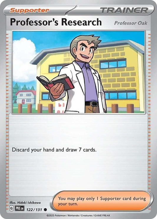 Pokemon Professor's Research Professor Oak 122/131 Prismatic Evolutions