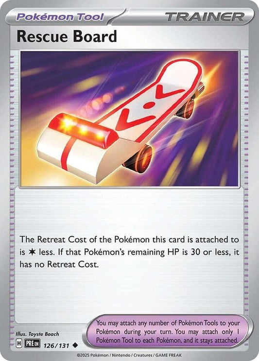 Pokemon Rescue Board 126/131 Prismatic Evolutions
