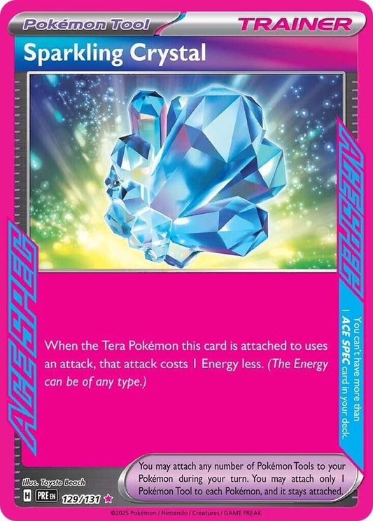 Pokemon Sparkling Crystal 129/131 Prismatic Evolutions