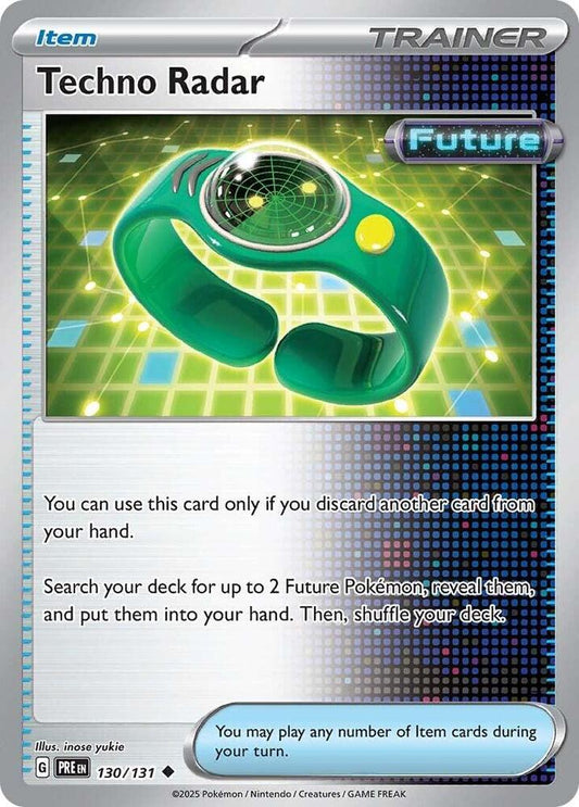 Pokemon Techno Radar 130/131 Prismatic Evolutions
