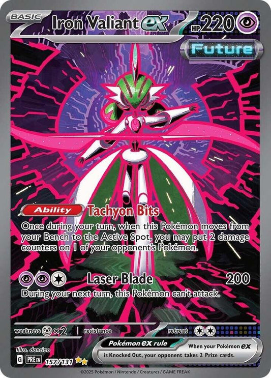 Pokemon Iron Valiant ex 157/131 Prismatic Evolutions