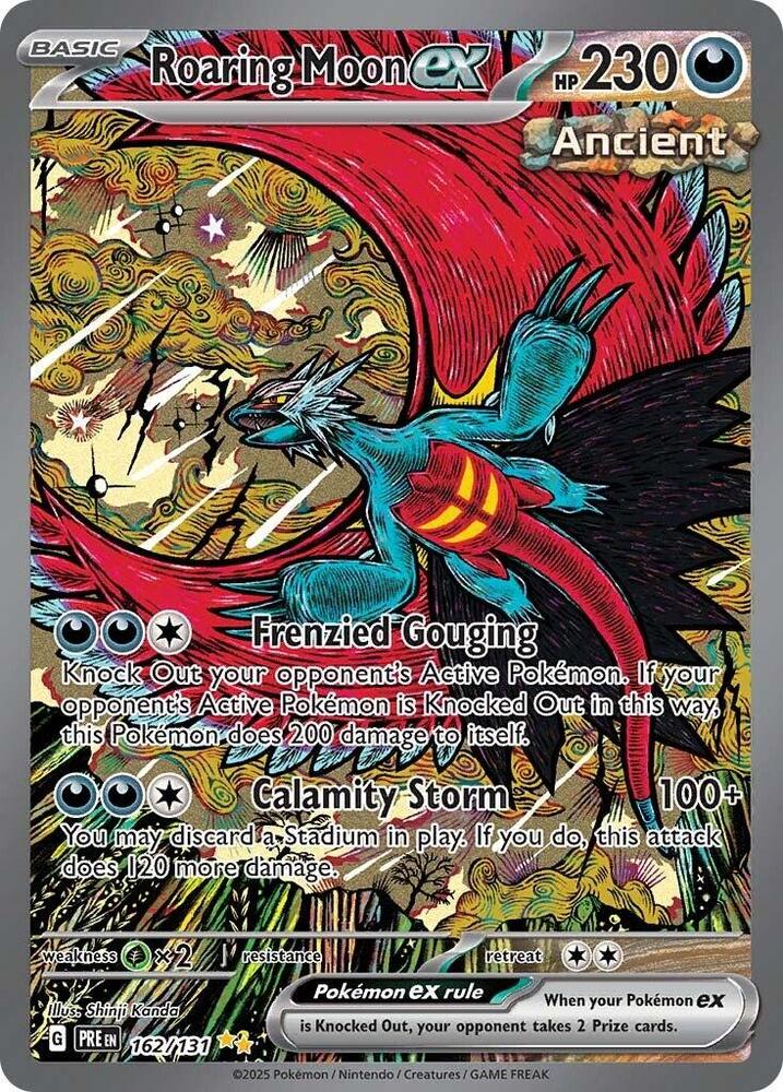 Pokemon Roaring Moon ex 162/131 Prismatic Evolutions
