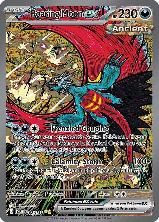 Pokemon Roaring Moon ex 162/131 Prismatic Evolutions