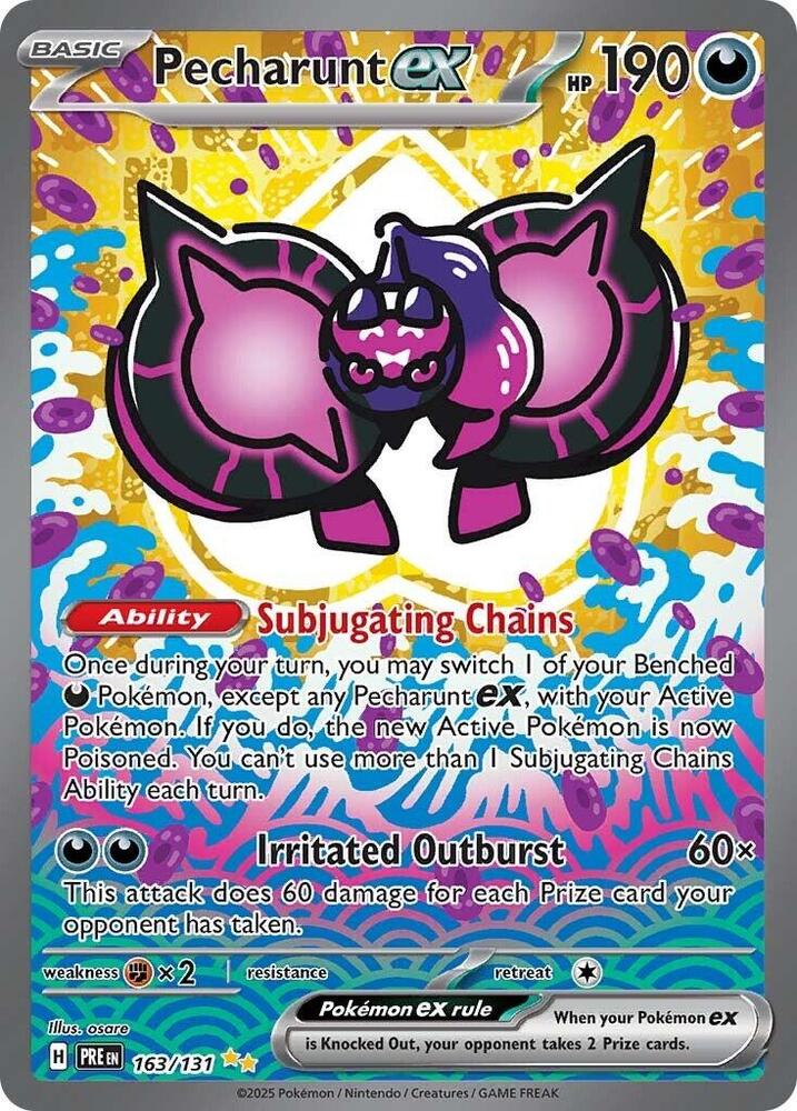 Pokemon Pecharunt ex 163/131 Prismatic Evolutions