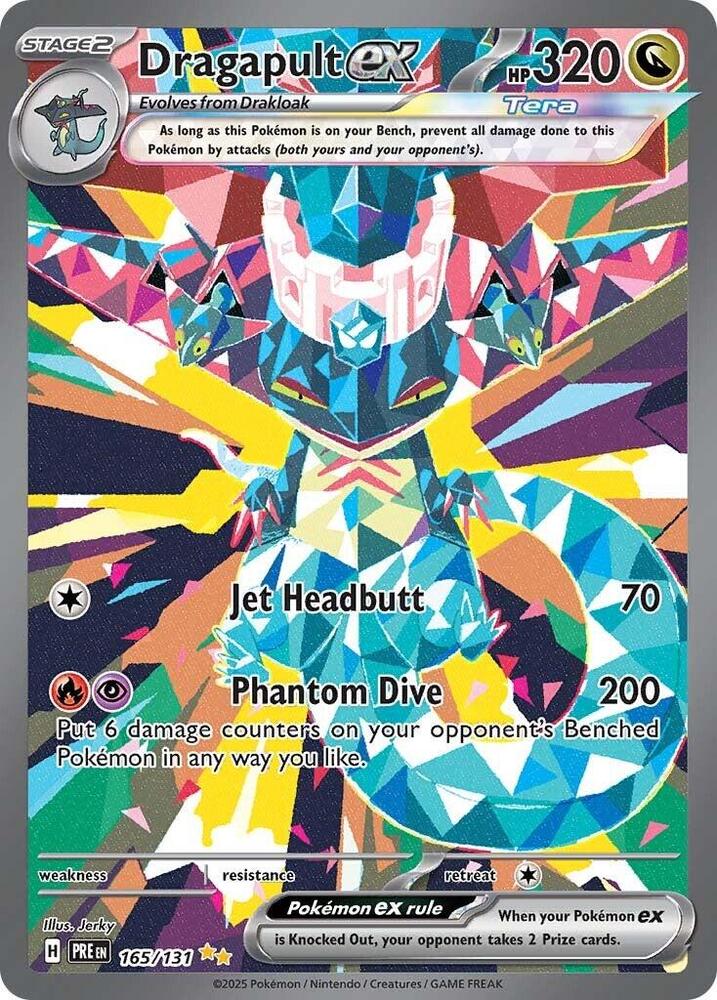 Pokemon Dragapult ex 165/131 Prismatic Evolutions