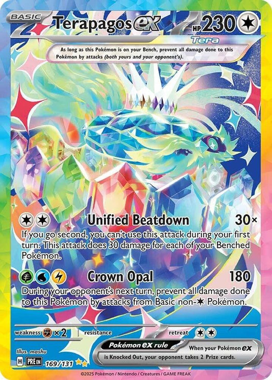 Pokemon Terapagos ex 169/131 Prismatic Evolutions