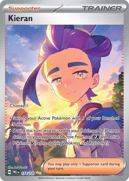 Pokemon Kieran 174/131 Prismatic Evolutions