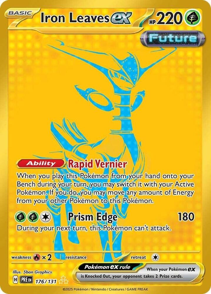 Pokemon Iron Leaves ex 176/131 Prismatic Evolutions