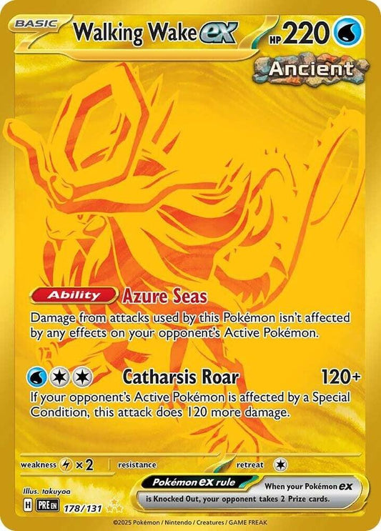 Pokemon Walking Wake ex 178/131 Prismatic Evolutions