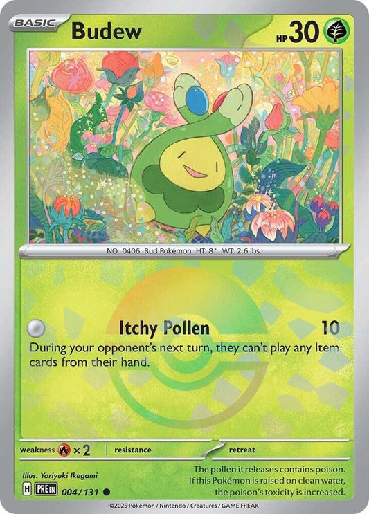Pokemon Budew (Poké Ball) 4/131 Prismatic Evolutions