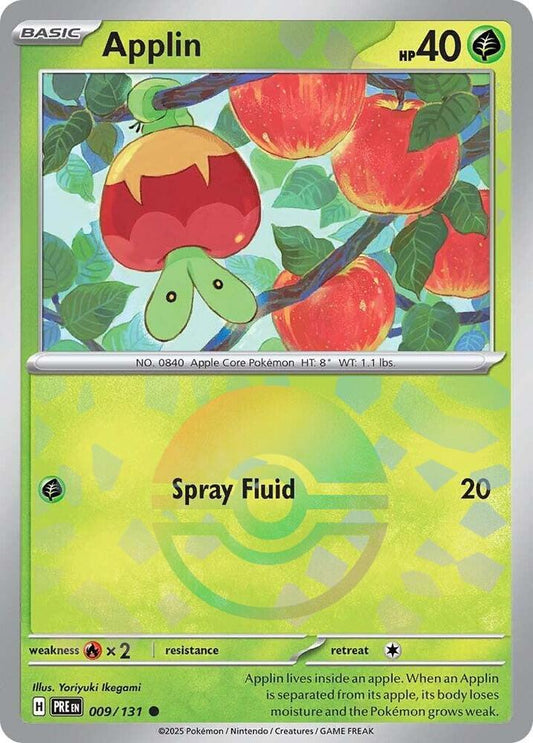 Pokemon Applin (Poké Ball) 9/131 Prismatic Evolutions