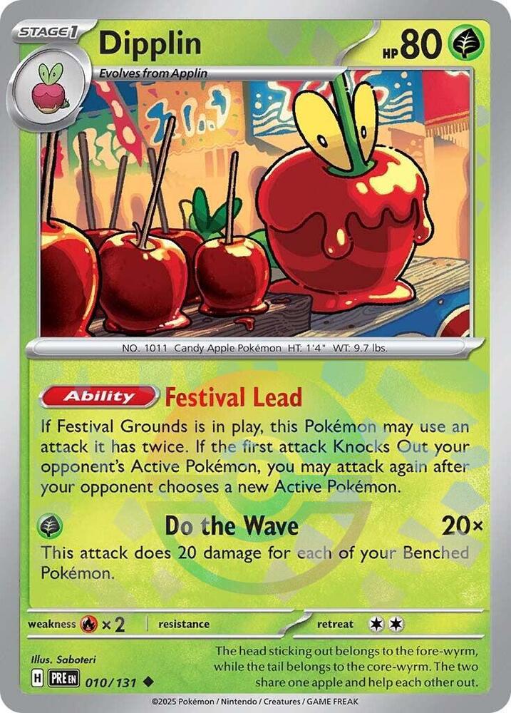 Pokemon Dipplin (Poké Ball) 10/131 Prismatic Evolutions