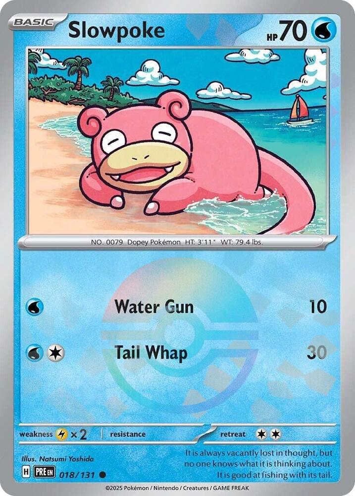 Pokemon Slowpoke (Poké Ball) 18/131 Prismatic Evolutions