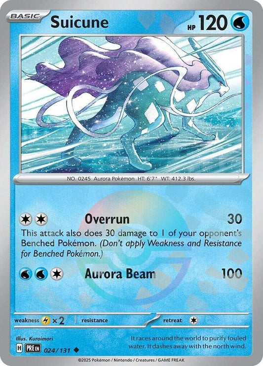 Pokemon Suicune (Poké Ball) 24/131 Prismatic Evolutions