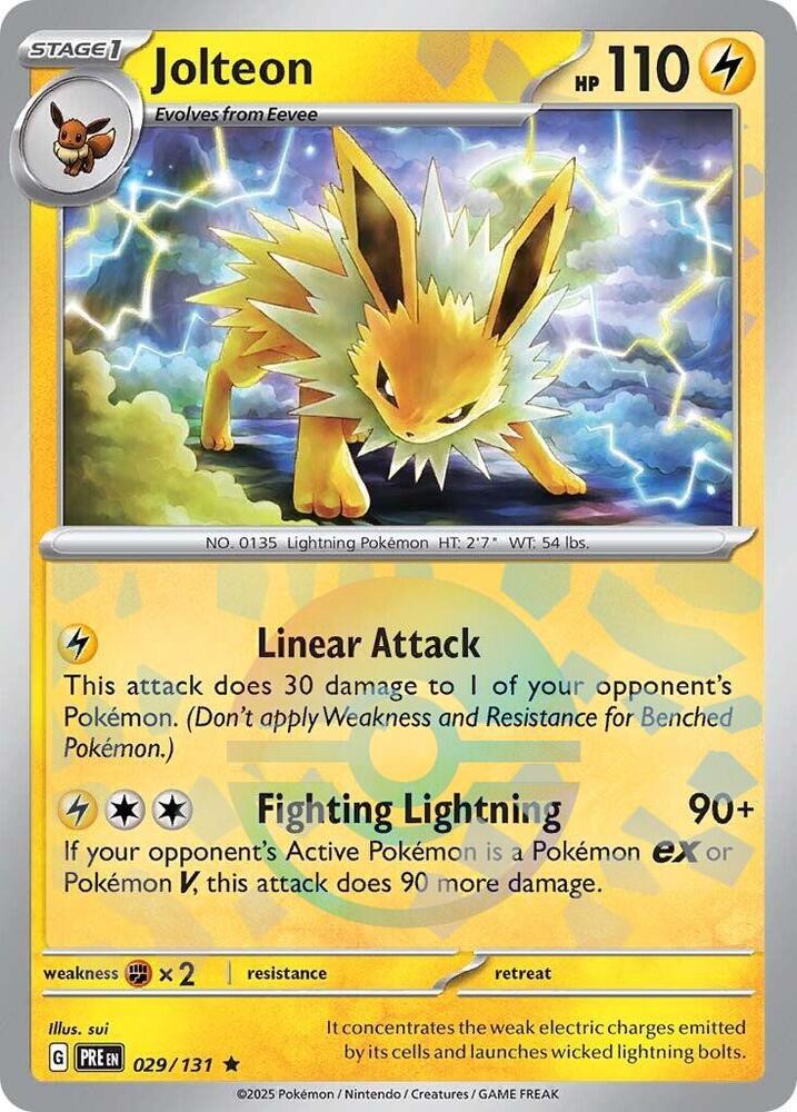 Pokemon Jolteon (Poké Ball) 29/131 Prismatic Evolutions