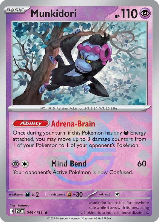 Pokemon Munkidori (Poké Ball) 44/131 Prismatic Evolutions