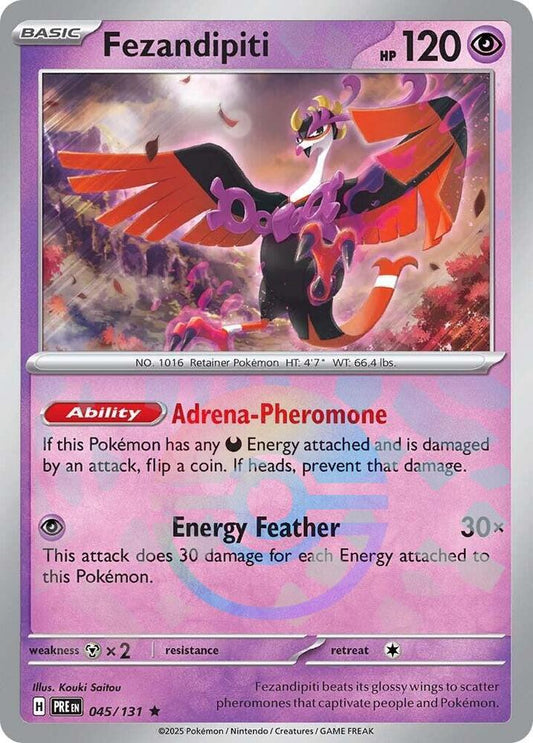 Pokemon Fezandipiti (Poké Ball) 45/131 Prismatic Evolutions