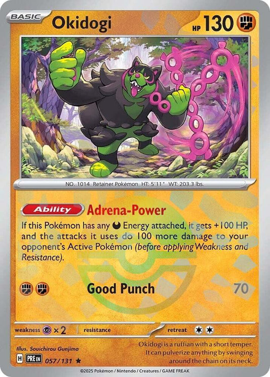 Pokemon Okidogi (Poké Ball) 57/131 Prismatic Evolutions