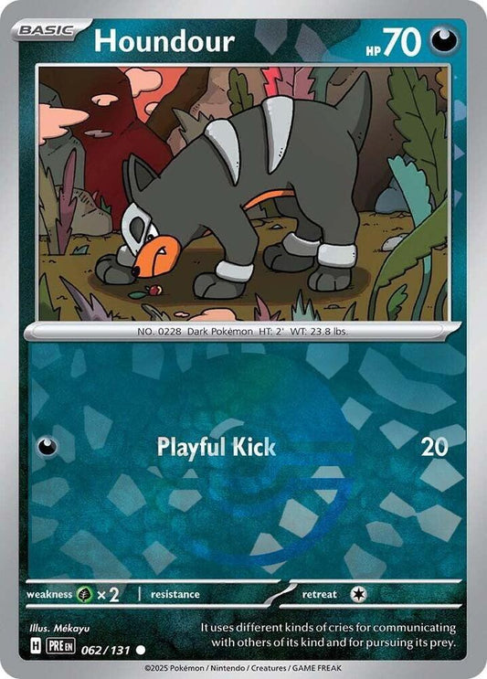 Pokemon Houndour (Poké Ball) 62/131 Prismatic Evolutions