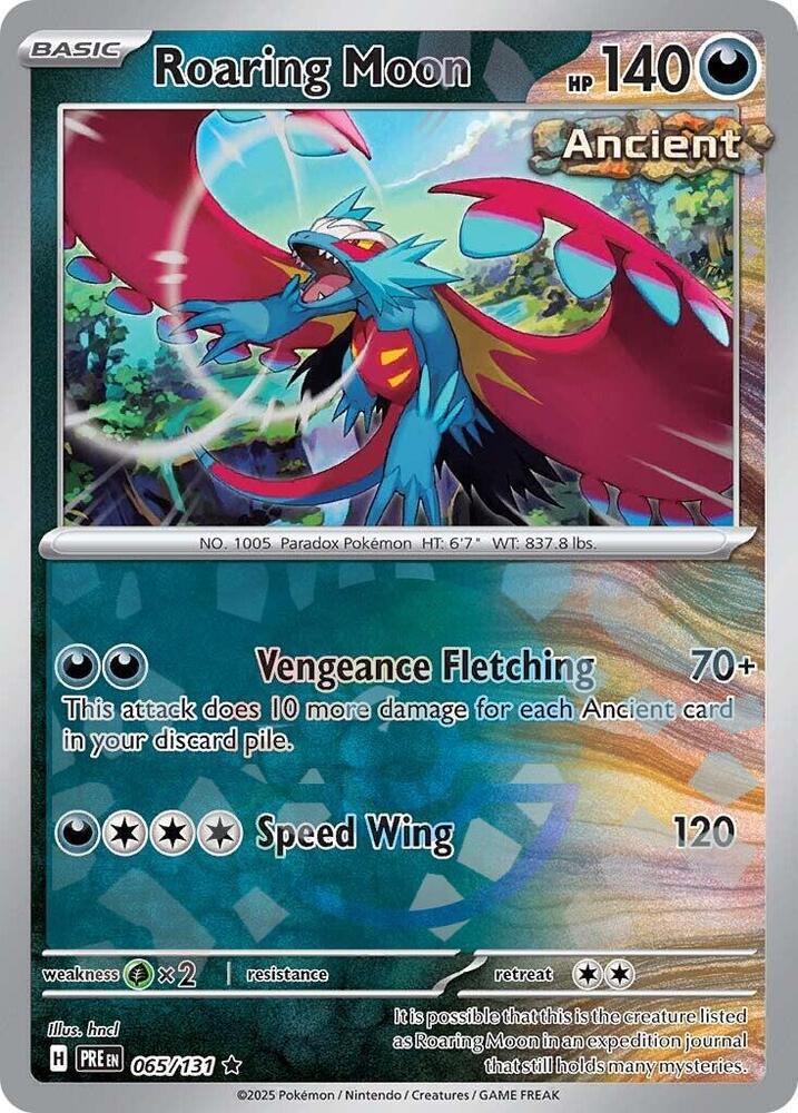 Pokemon Roaring Moon (Poké Ball) 65/131 Prismatic Evolutions