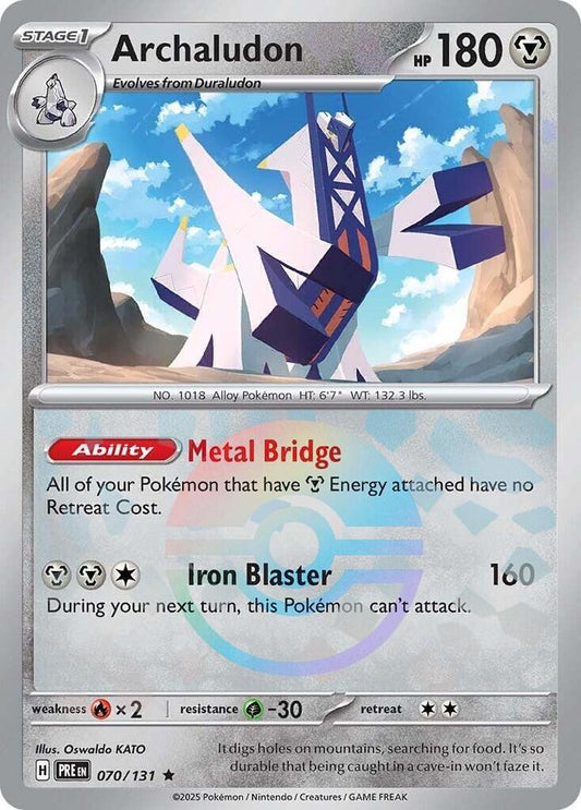 Pokemon Archaludon (Poké Ball) 70/131 Prismatic Evolutions