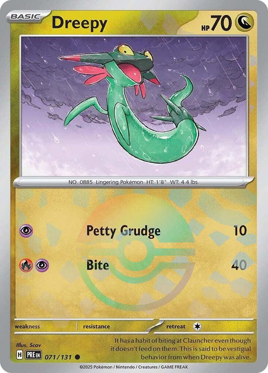Pokemon Dreepy (Poké Ball) 71/131 Prismatic Evolutions