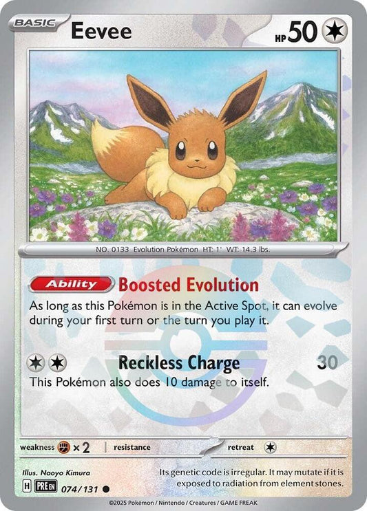 Pokemon Eevee (Poké Ball) 74/131 Prismatic Evolutions