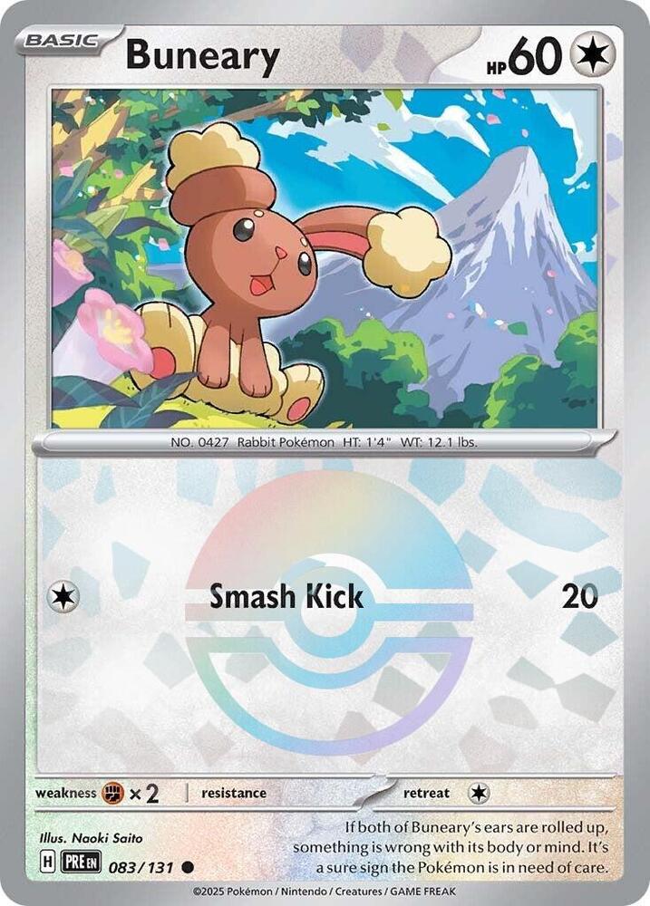 Pokemon Buneary (Poké Ball) 83/131 Prismatic Evolutions