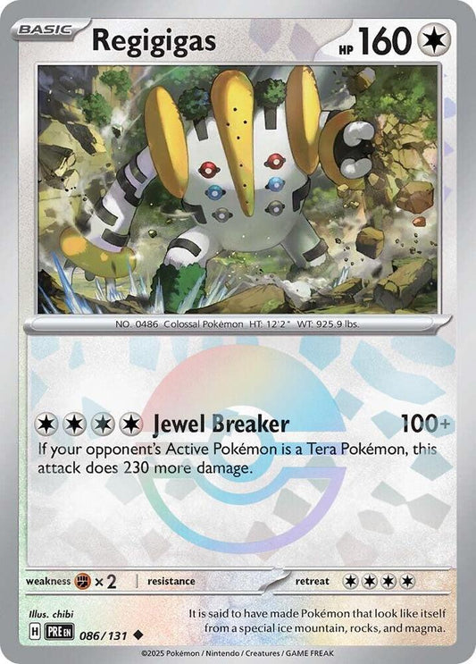 Pokemon Regigigas (Poké Ball) 86/131 Prismatic Evolutions