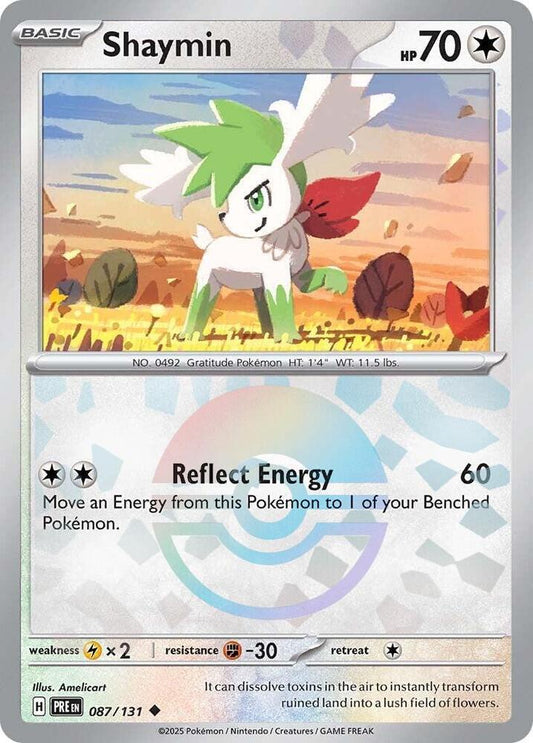Pokemon Shaymin (Poké Ball) 87/131 Prismatic Evolutions