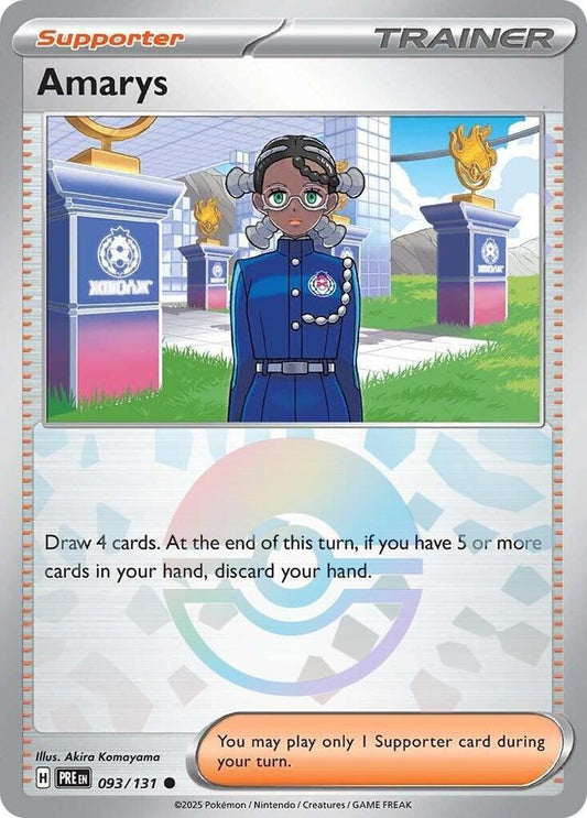 Pokemon Amarys (Poké Ball) 93/131 Prismatic Evolutions