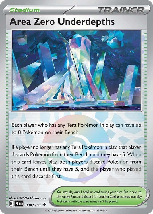 Pokemon Area Zero Underdepths (Poké Ball) 94/131 Prismatic Evolutions