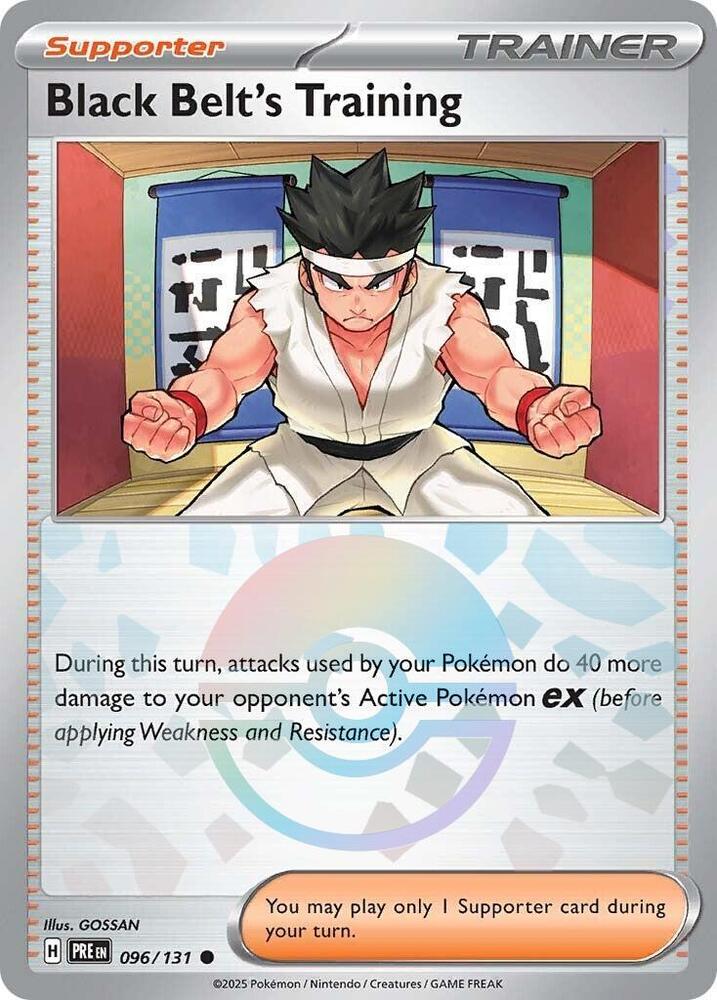 Pokemon Black Belt's Training (Poké Ball) 96/131 Prismatic Evolutions