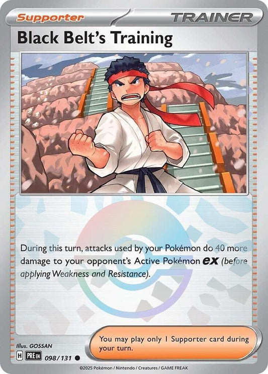 Pokemon Black Belt's Training (Poké Ball) 98/131 Prismatic Evolutions
