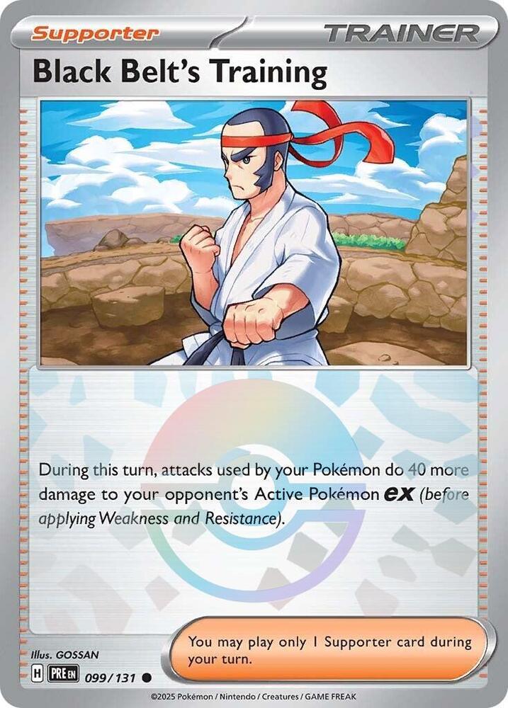 Pokemon Black Belt's Training (Poké Ball) 99/131 Prismatic Evolutions