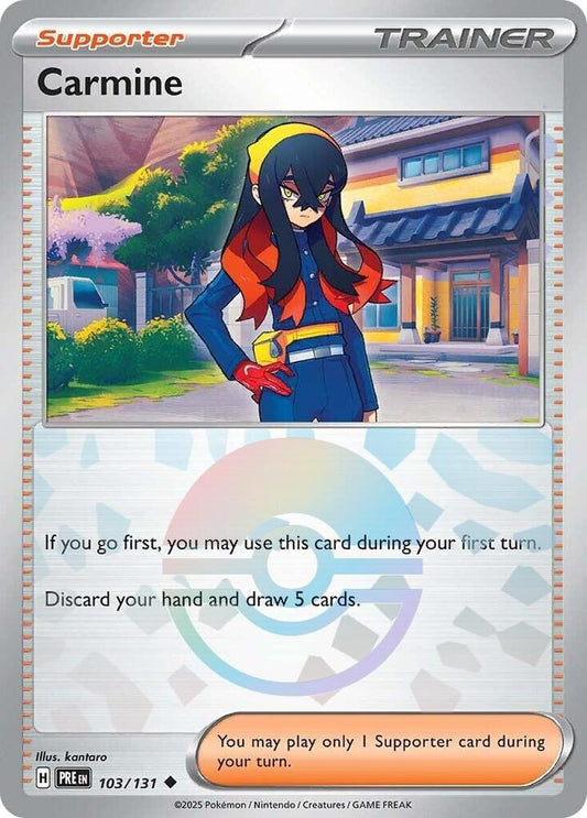 Pokemon Carmine (Poké Ball) 103/131 Prismatic Evolutions