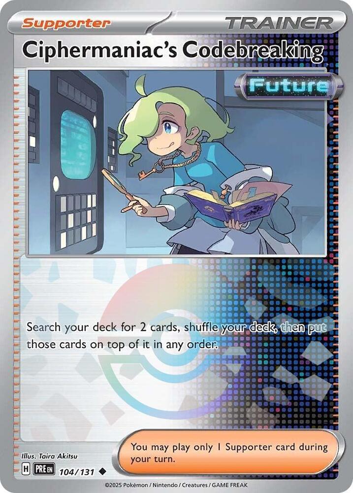 Pokemon Ciphermaniac's Codebreaking (Poké Ball) 104/131 Prismatic Evolutions