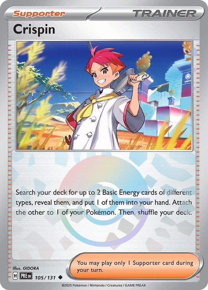 Pokemon Crispin (Poké Ball) 105/131 Prismatic Evolutions