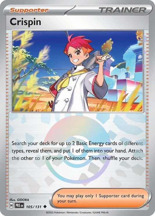 Pokemon Crispin (Poké Ball) 105/131 Prismatic Evolutions