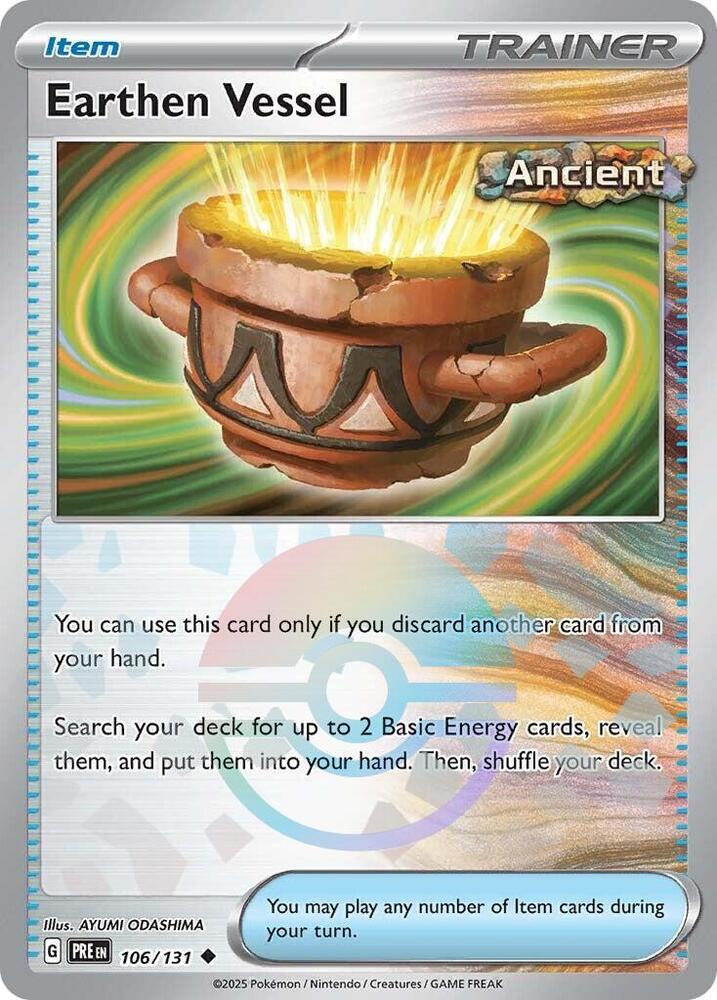 Pokemon Earthen Vessel (Poké Ball) 106/131 Prismatic Evolutions