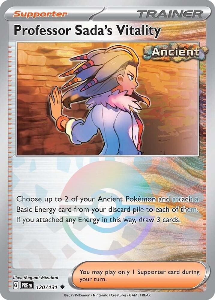 Pokemon Professor Sada's Vitality (Poké Ball) 120/131 Prismatic Evolutions