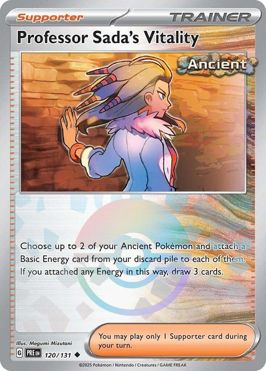 Pokemon Professor Sada's Vitality (Poké Ball) 120/131 Prismatic Evolutions