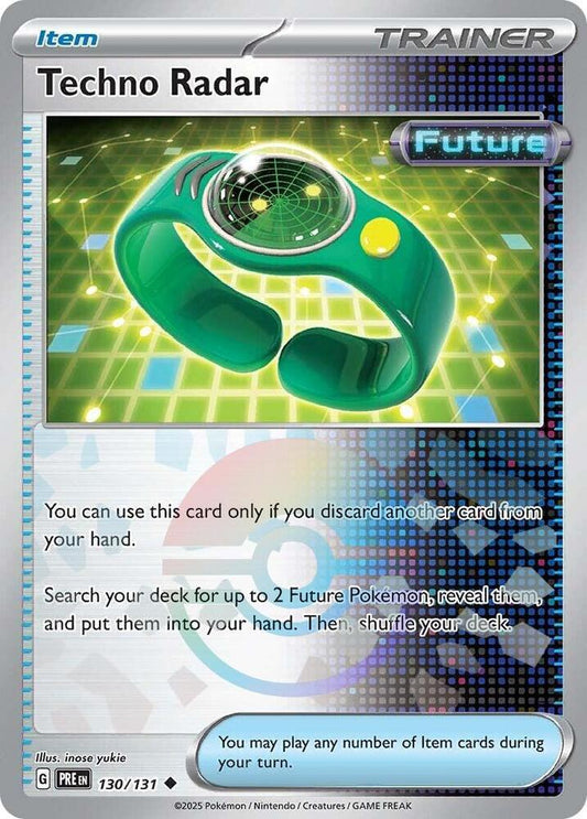 Pokemon Techno Radar (Poké Ball) 130/131 Prismatic Evolutions